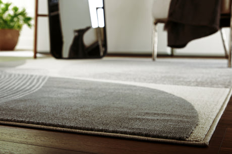 Winderburg Gray/Ivory Large Rug from Ashley - Luna Furniture