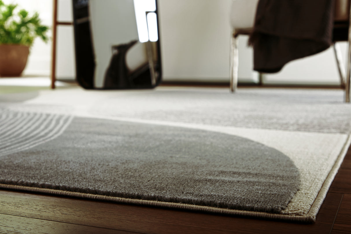 Winderburg Gray/Ivory Medium Rug from Ashley - Luna Furniture