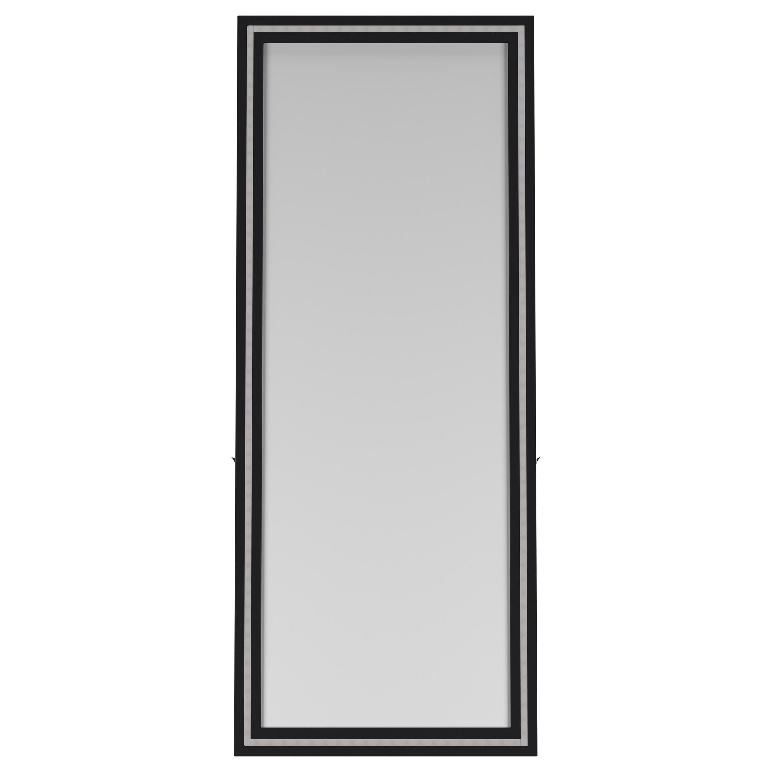 Windrose Full Length Floor Standing Tempered Mirror with LED