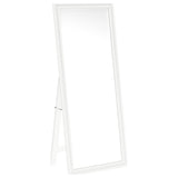 Windrose White Full Length Floor Standing Tempered Mirror with LED Lighting from Coaster - Luna Furniture