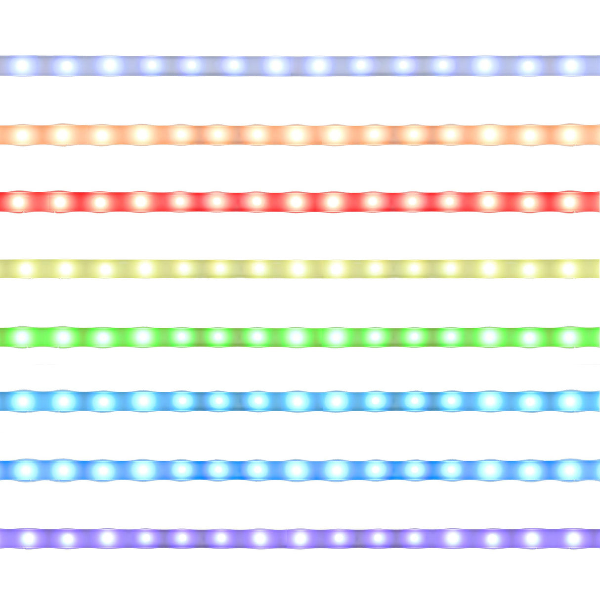 Windrose White Full Length Floor Standing Tempered Mirror with LED Lighting from Coaster - Luna Furniture