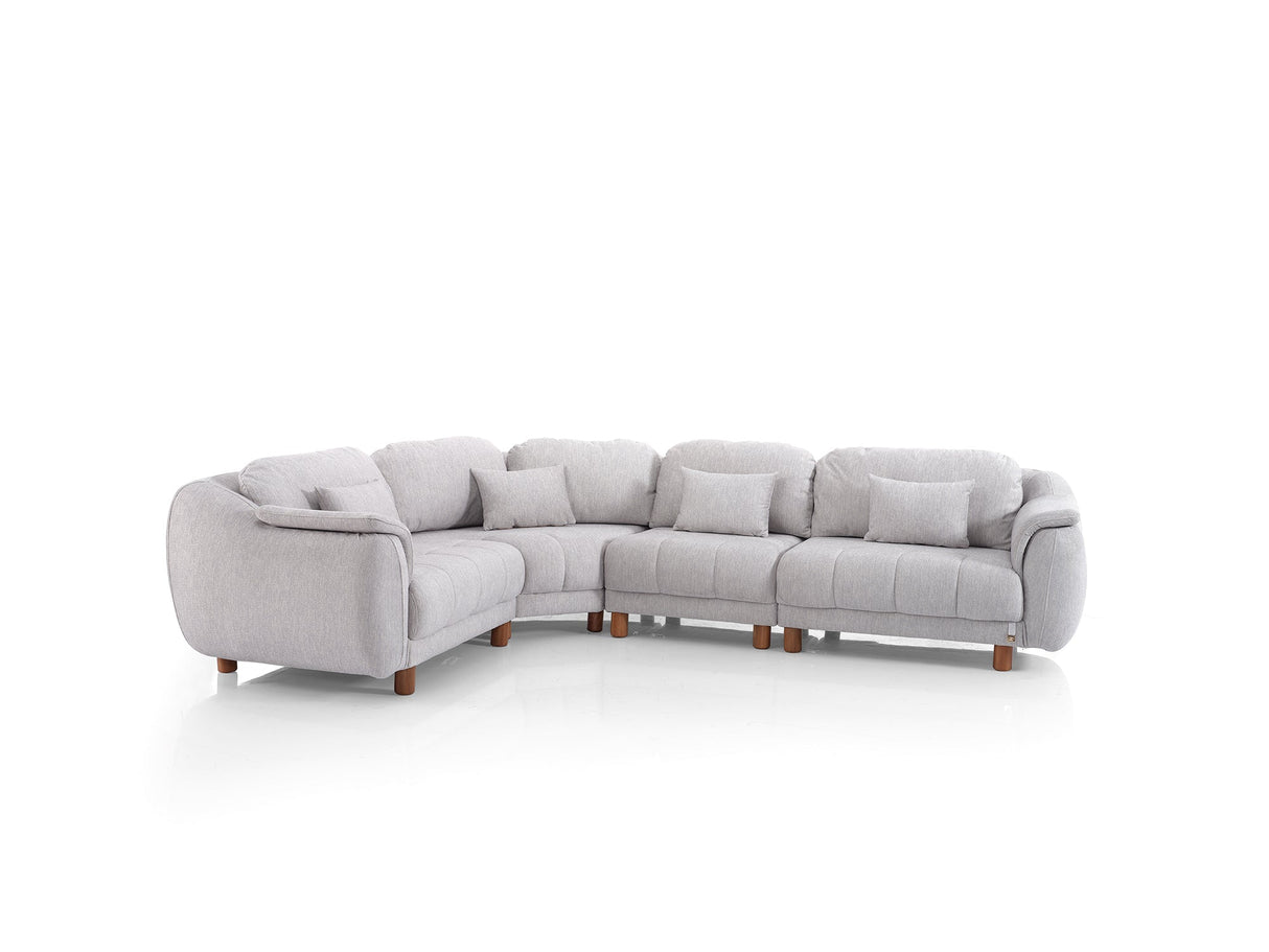 Windy Grey Modular Sectional from Furnia - Luna Furniture