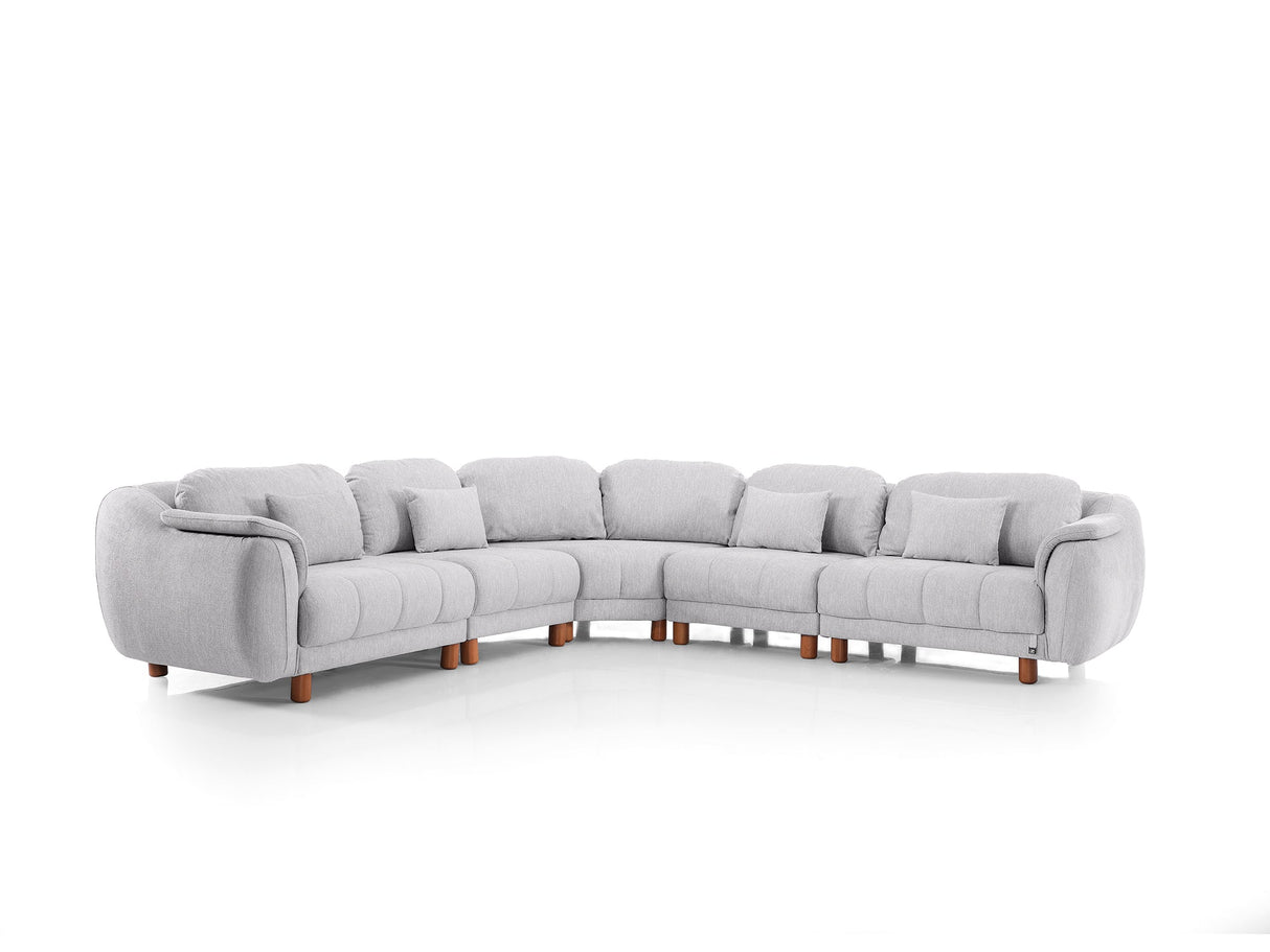 Windy Grey Modular Sectional from Furnia - Luna Furniture