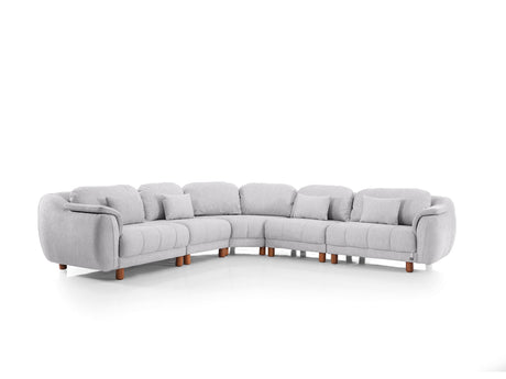 Windy Grey Modular Sectional from Furnia - Luna Furniture