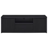 Winfield Black 3-Piece Entertainment Center 60-inch TV Stand from Coaster - Luna Furniture