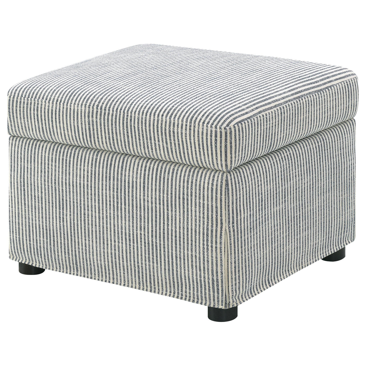 Winter Gray Upholstered Hydraulic Lift Top Storage Ottoman from Coaster - Luna Furniture