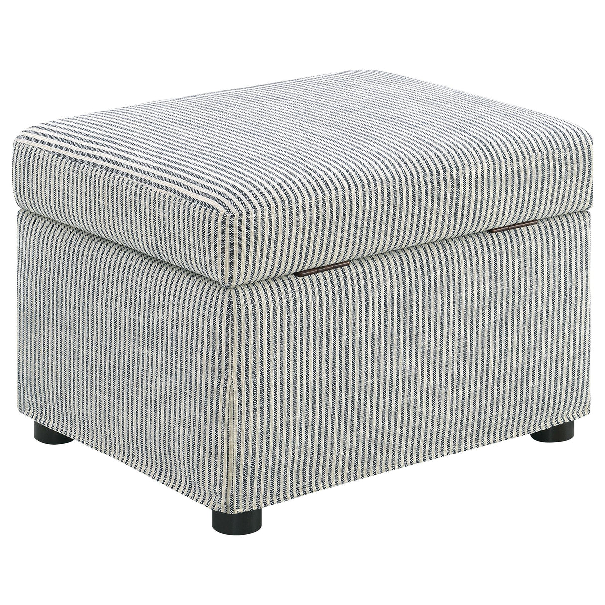 Winter Gray Upholstered Hydraulic Lift Top Storage Ottoman from Coaster - Luna Furniture