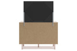 Wistenpine Blush Dresser and Mirror from Ashley - Luna Furniture