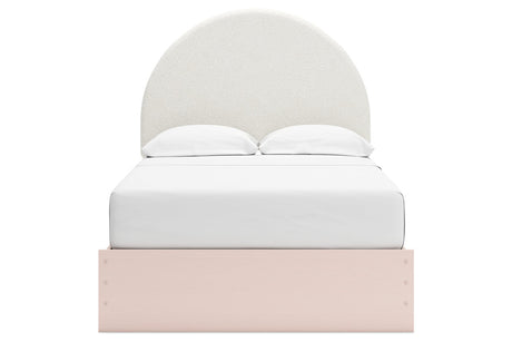 Wistenpine Blush Upholstered Youth Platform Bedroom Set from Ashley - Luna Furniture