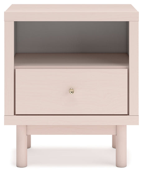 Wistenpine Blush Upholstered Youth Platform Bedroom Set from Ashley - Luna Furniture
