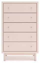 Wistenpine Blush Upholstered Youth Storage Platform Bedroom Set with 2 Drawers from Ashley - Luna Furniture