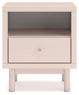 Wistenpine Blush Upholstered Youth Storage Platform Bedroom Set with 4 Drawers from Ashley - Luna Furniture