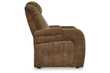 Wolfridge Brindle Power Reclining Sofa, Loveseat and Recliner from Ashley - Luna Furniture