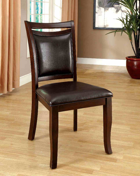 Woodside Dark Cherry/Espresso 7-Piece Dining Room Set from Furniture of America - Luna Furniture