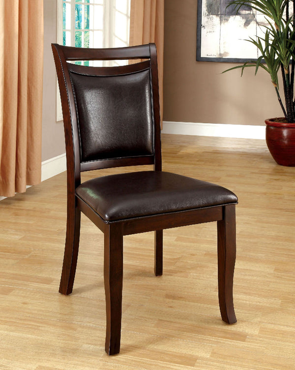 Woodside Dark Cherry/Espresso Side Chair