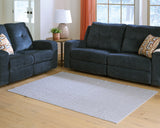 Worthley Gray Washable Large Rug from Ashley Furniture - Luna Furniture