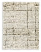 Wrenlow Cream/Brown Large Rug from Ashley - Luna Furniture