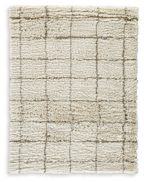 Wrenlow Cream/Brown Medium Rug from Ashley - Luna Furniture