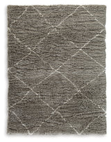 Wrenlow Gray/Cream Large Rug from Ashley - Luna Furniture