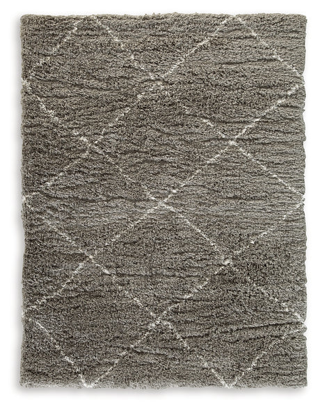 Wrenlow Gray/Cream Large Rug from Ashley - Luna Furniture