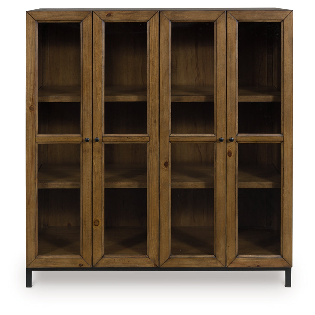 Wrenridge Gray Brown Accent Cabinet from Ashley - Luna Furniture