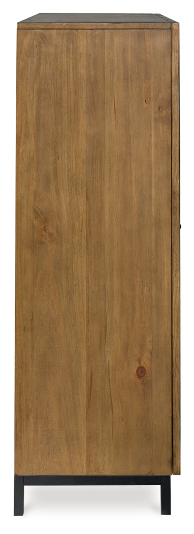 Wrenridge Gray Brown Accent Cabinet from Ashley - Luna Furniture