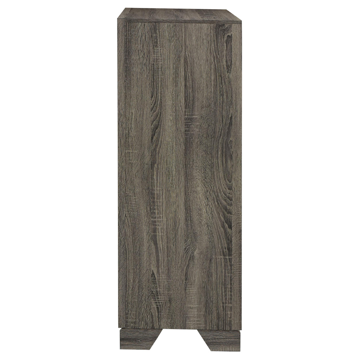 Wright Brown Oak 4-Drawer Chest from Coaster - Luna Furniture