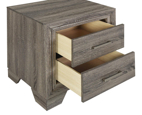 Wright Brown Oak 4-Piece California King Bedroom Set from Coaster - Luna Furniture