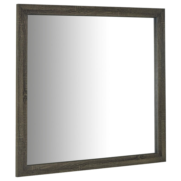 Wright Brown Oak Dresser Mirror (Mirror Only)
