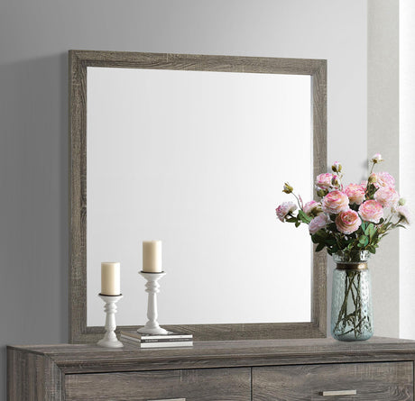 Wright Brown Oak Dresser Mirror (Mirror Only) from Coaster - Luna Furniture