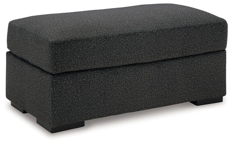 Wryenlynn Onyx Ottoman from Ashley - Luna Furniture