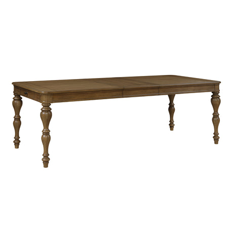 Wyatt Brown 91" Extendable Dining Table from Homelegance - Luna Furniture