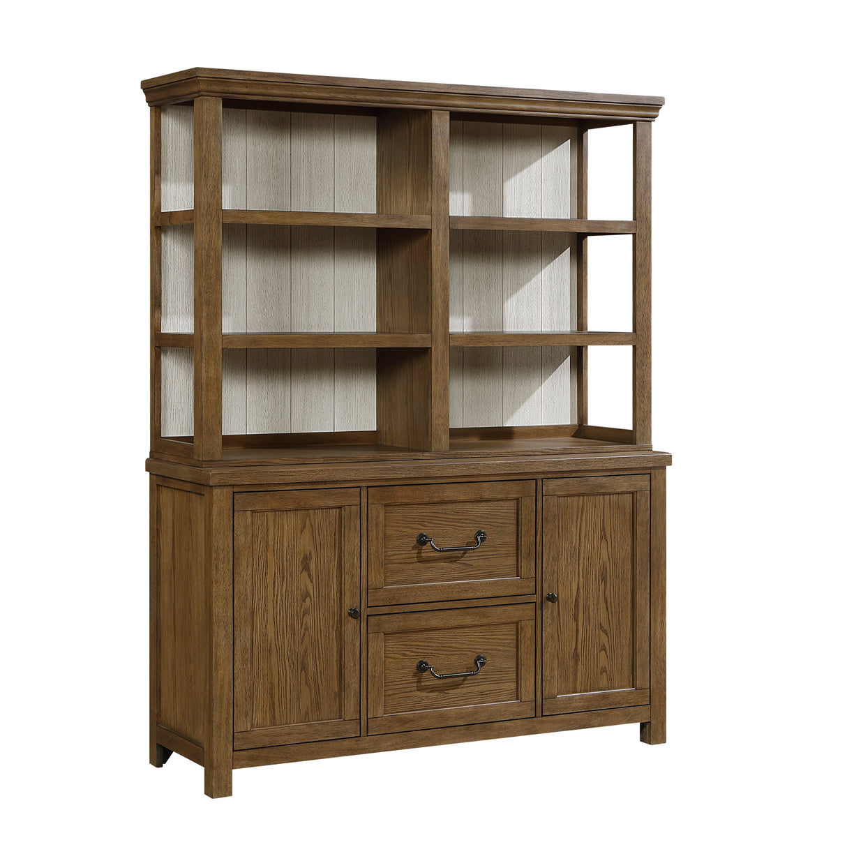 Wyatt Brown China Cabinet (Buffet & Hutch) from Homelegance - Luna Furniture