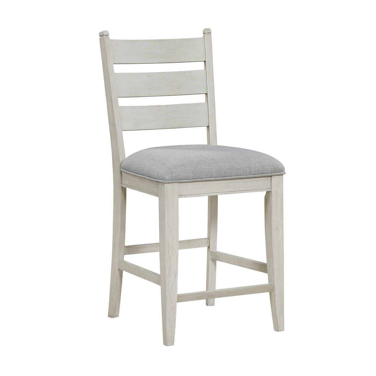 Wyatt Brown/Weathered White/Gray 7-Piece 91" Extendable Counter Height Set from Homelegance - Luna Furniture