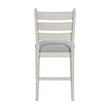 Wyatt Weathered White/Gray Counter Height Chair, Set of 2 from Homelegance - Luna Furniture