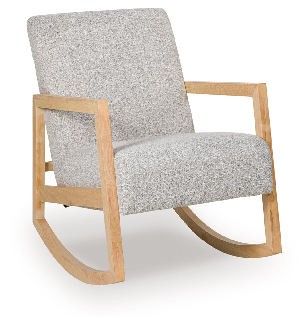Wychworth Gray/Natural Accent Chair from Ashley - Luna Furniture