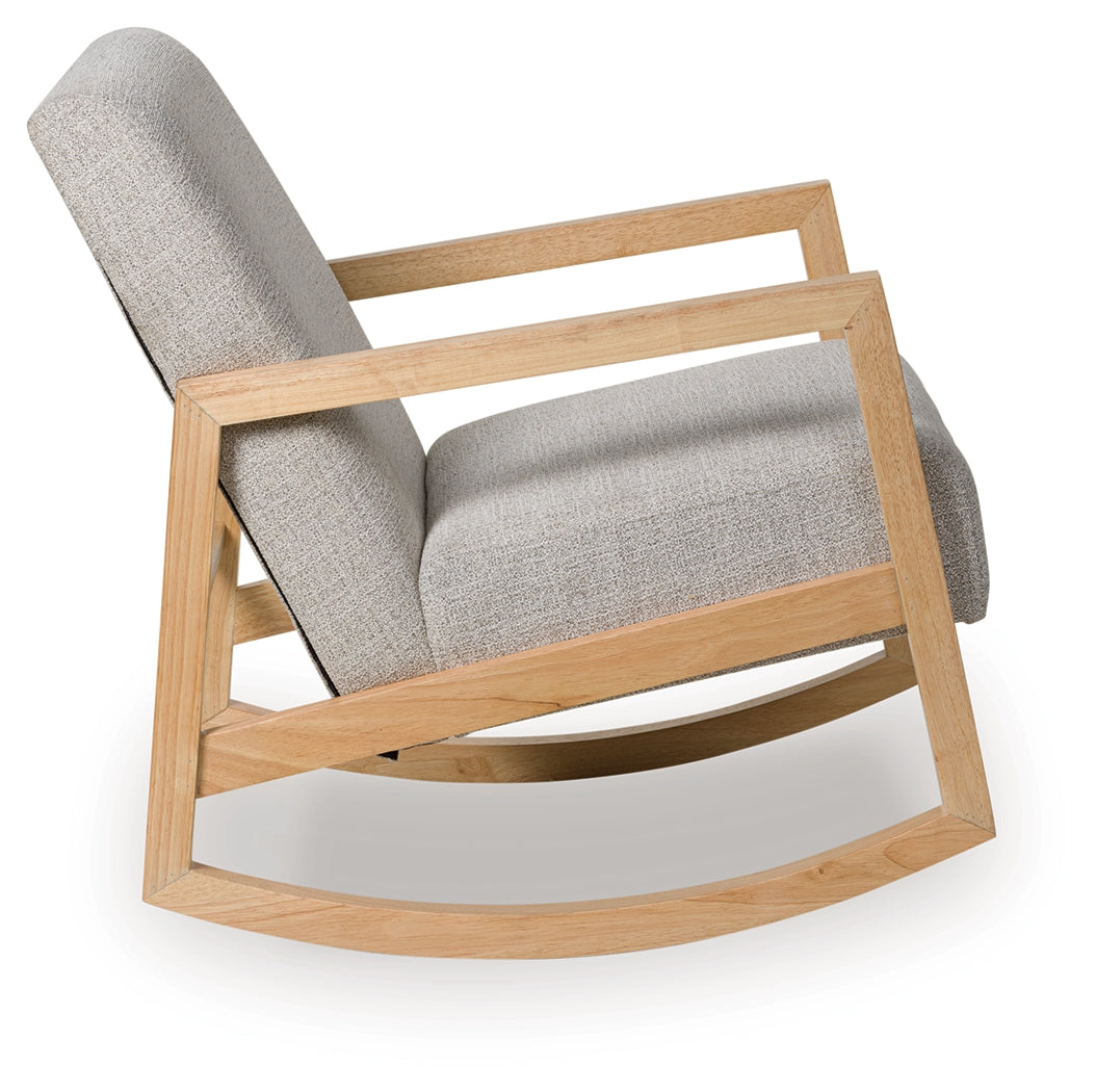 Wychworth Gray/Natural Accent Chair from Ashley - Luna Furniture