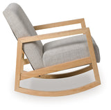 Wychworth Gray/Natural Accent Chair from Ashley - Luna Furniture