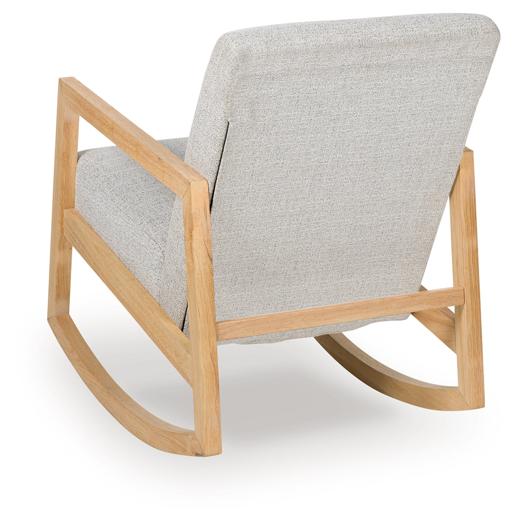 Wychworth Gray/Natural Accent Chair from Ashley - Luna Furniture