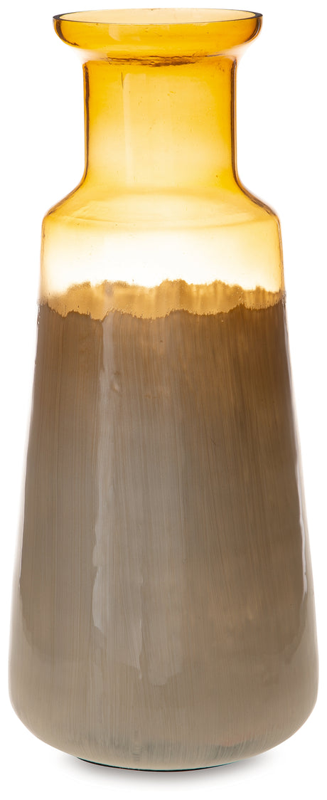 Wynburg White/Amber Vase from Ashley - Luna Furniture