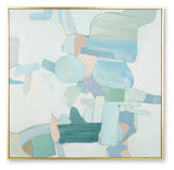 Wynburn White/Blue/Green Wall Art from Ashley - Luna Furniture