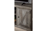 Wynnlow Gray 4-Piece Entertainment Center from Ashley - Luna Furniture