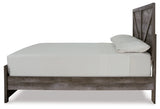 Wynnlow Gray Full Crossbuck Panel Bed and 2 Chests from Ashley Furniture - Luna Furniture
