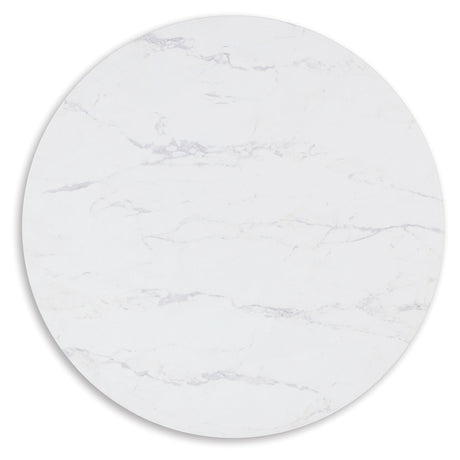 Xandrum Black/White Table from Ashley - Luna Furniture