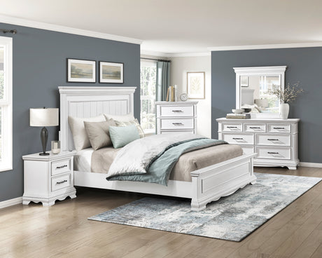 York White Dresser from Homelegance - Luna Furniture