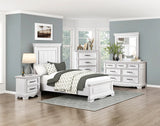York White Dresser Mirror from Homelegance - Luna Furniture