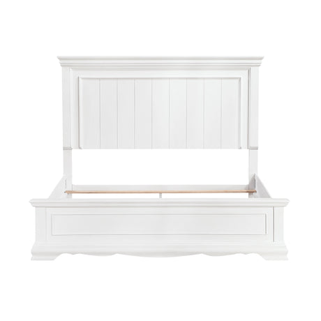 York White Eastern King Bed from Homelegance - Luna Furniture
