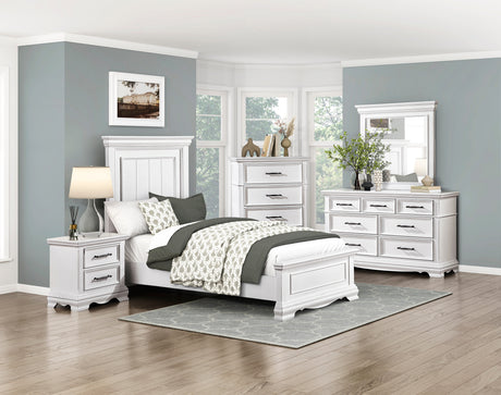 York White Nightstand from Homelegance - Luna Furniture