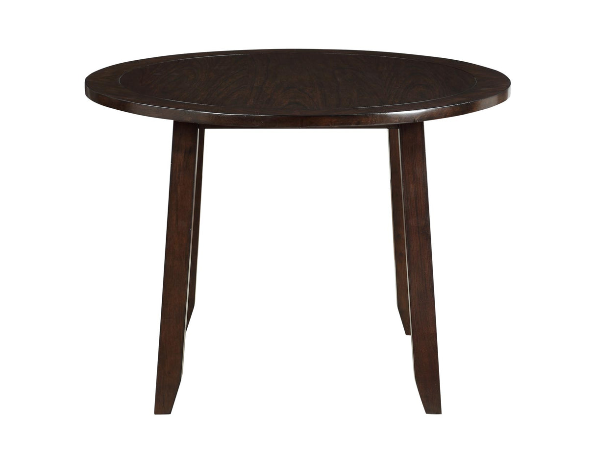 Yorktown Espresso 5-Piece Round Dining Room Set from Steve Silver - Luna Furniture