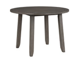 Yorktown Gray 5-Piece Round Dining Room Set from Steve Silver - Luna Furniture